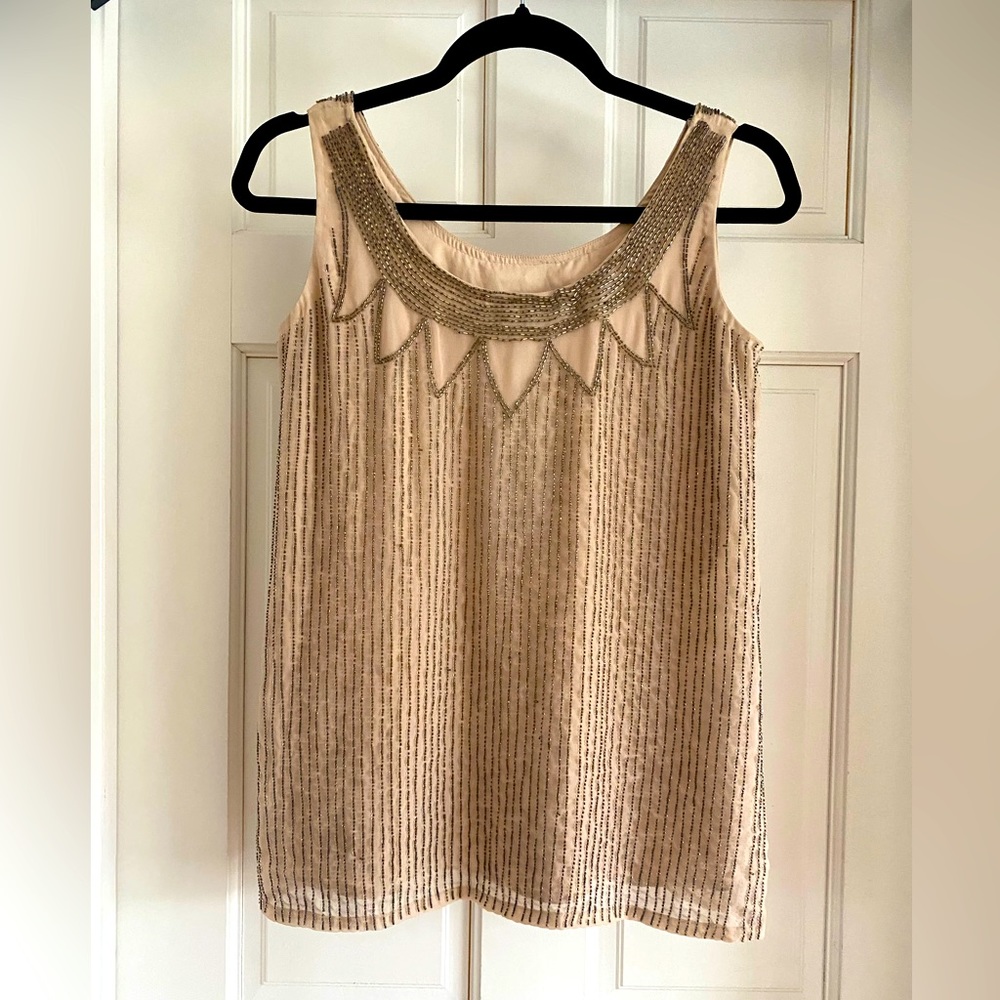 Globus Party Top with Beads